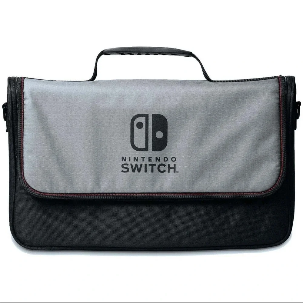 Nintendo Switch PowerA Messenger Travel Bag w/Strap And Console Case
